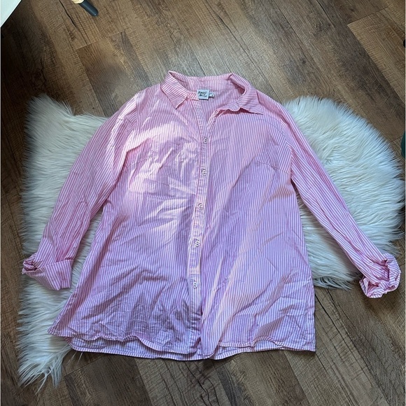 PRINCESS POLLY The Chloe Pink Striped Top - Picture 2 of 7